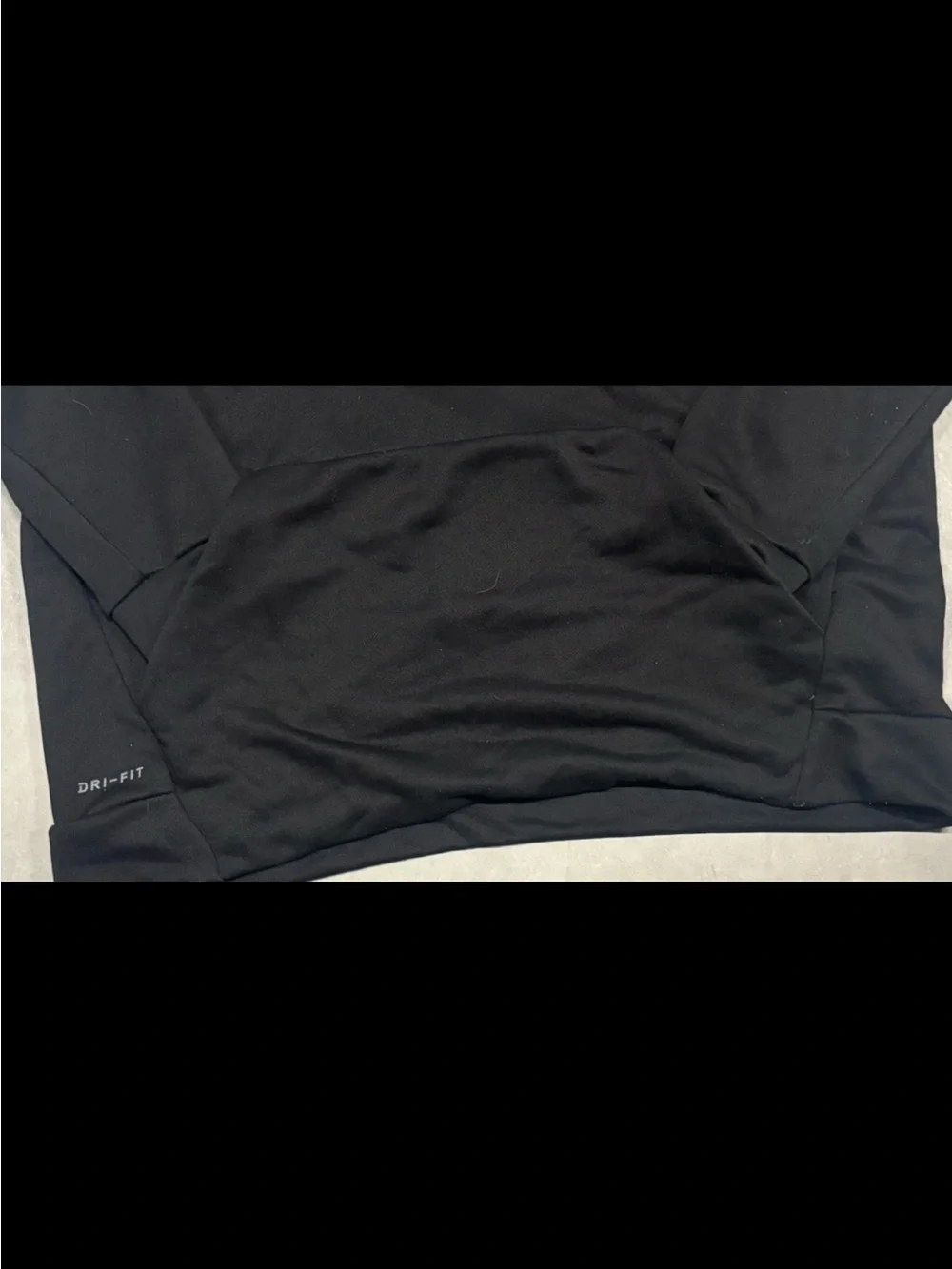 Nike Dri-Fit Hoodie Mens XL Tall Black Pullover Fleece Swoosh Athleisure SZ.XLT